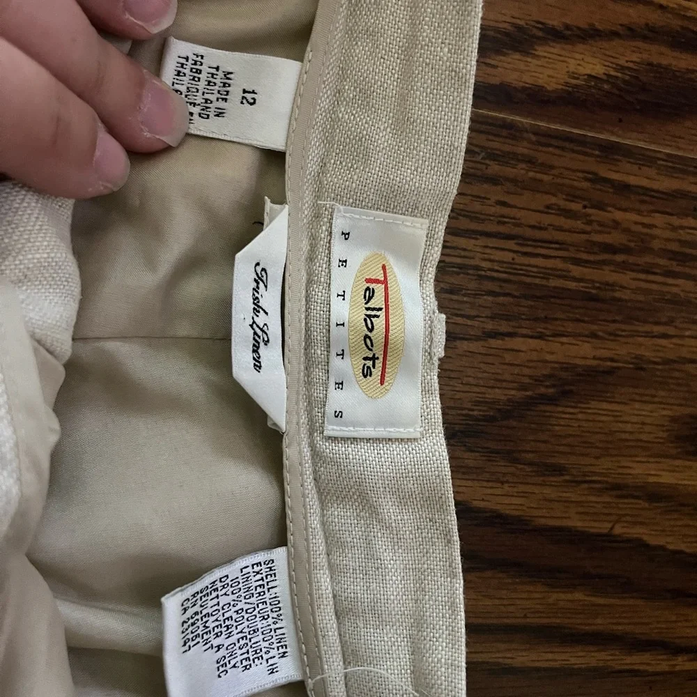 Talbots Tan Chinos Classic‎ Straight-Leg